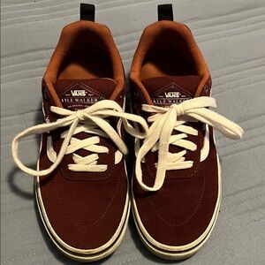 Vans Kyle Walker Burgundy Skate Shoes